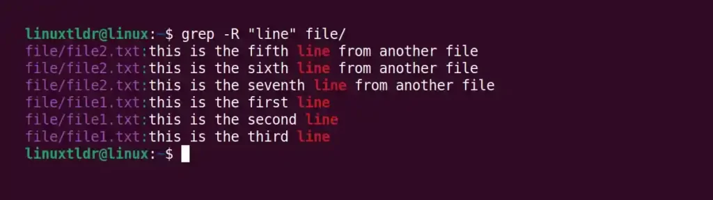 Finding lines matching similar string from the directory