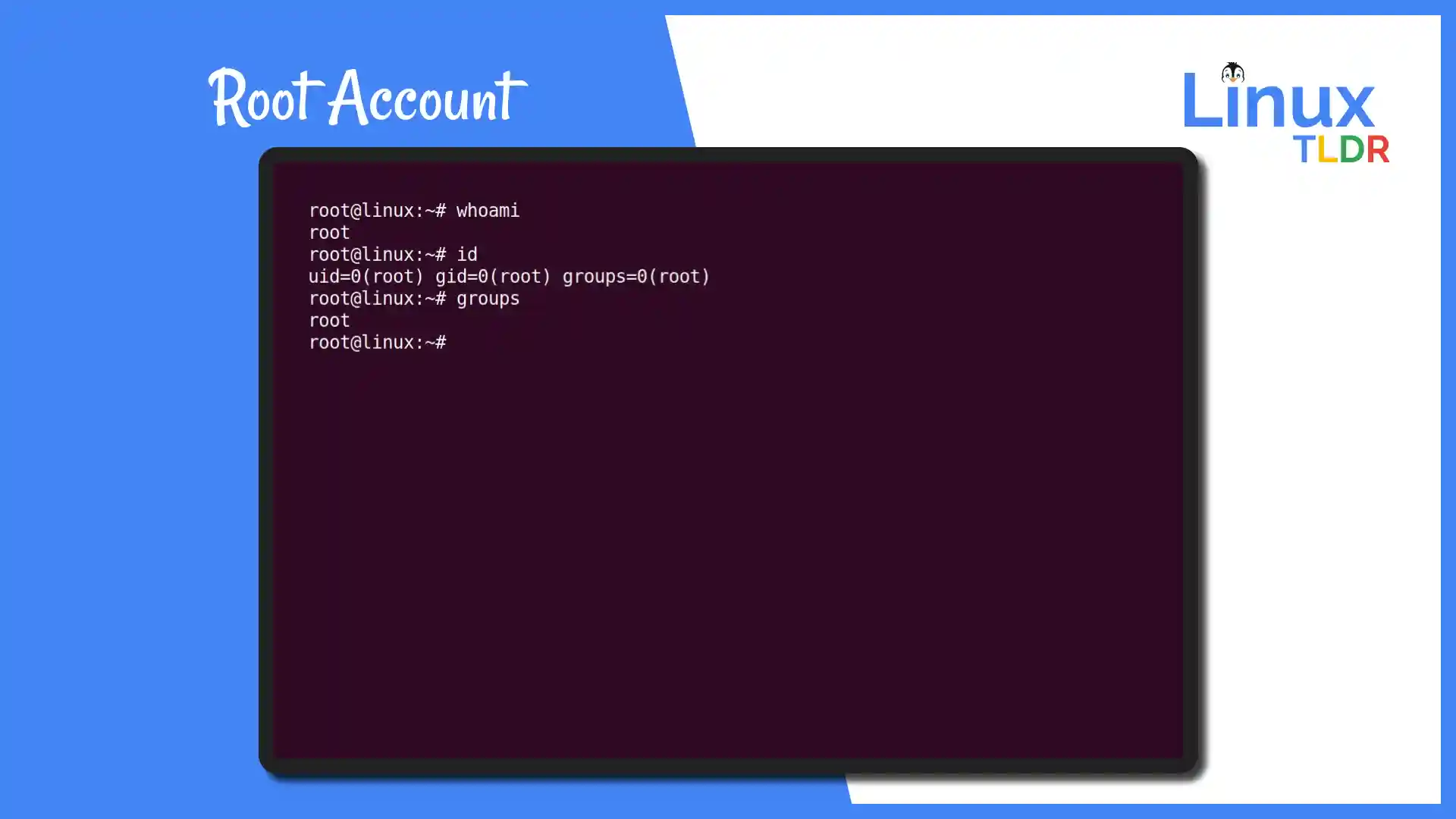 what-is-root-account-in-linux