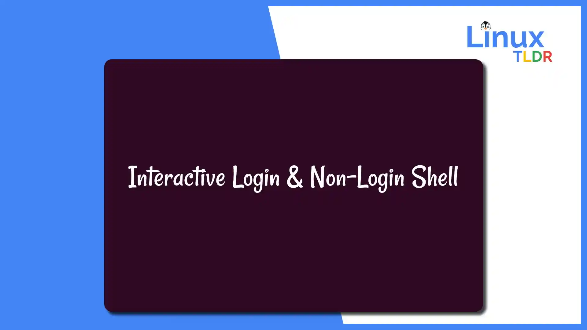 what-is-interactive-login-and-non-login-shell