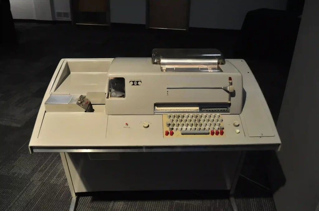 Teletype computer printer (1960s)