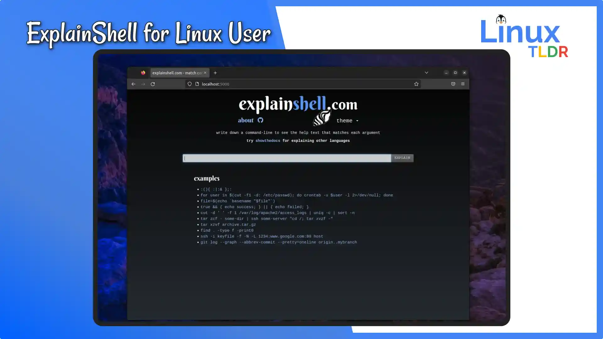 ExplainShell: The Best Alternative for Linux MAN PAGES