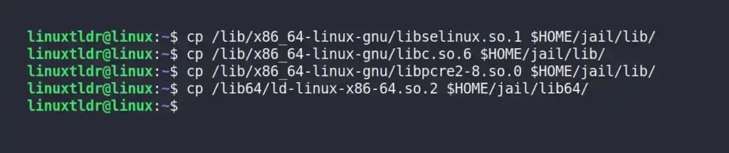 ls binary libraries