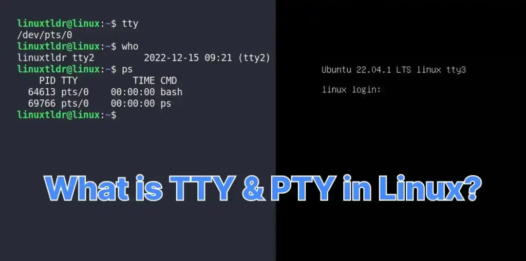 TTY and PTY in Linux