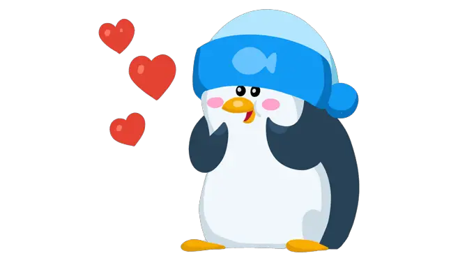 penguin on newsletter