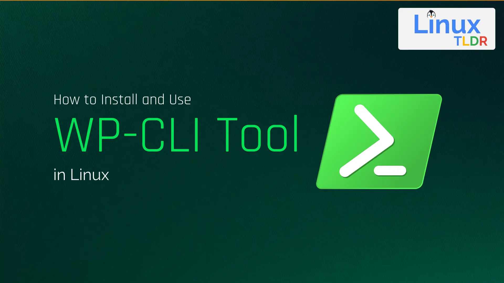 wp-cli linux