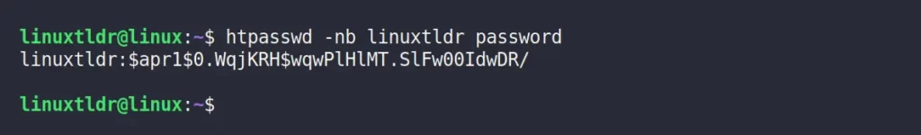 Generating a user password without prompting for a password