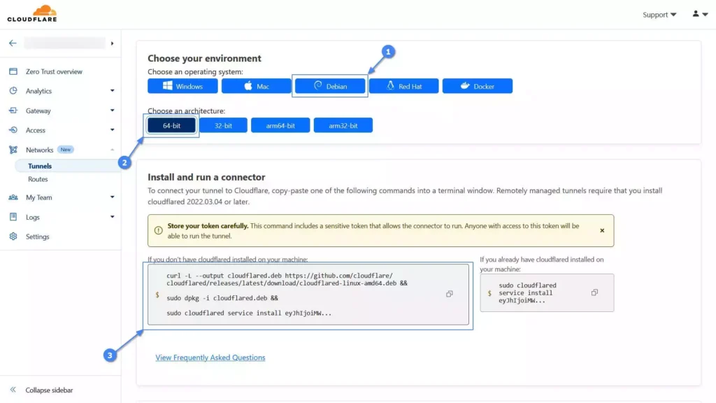 choosing connector environment