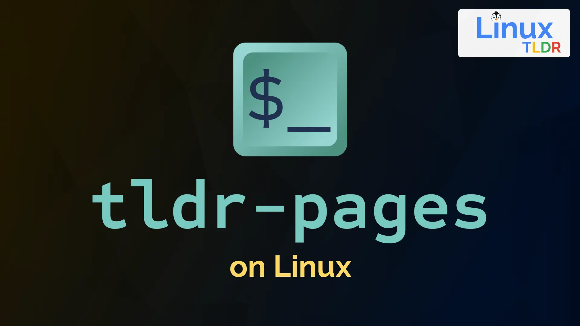 tldr pages on linux