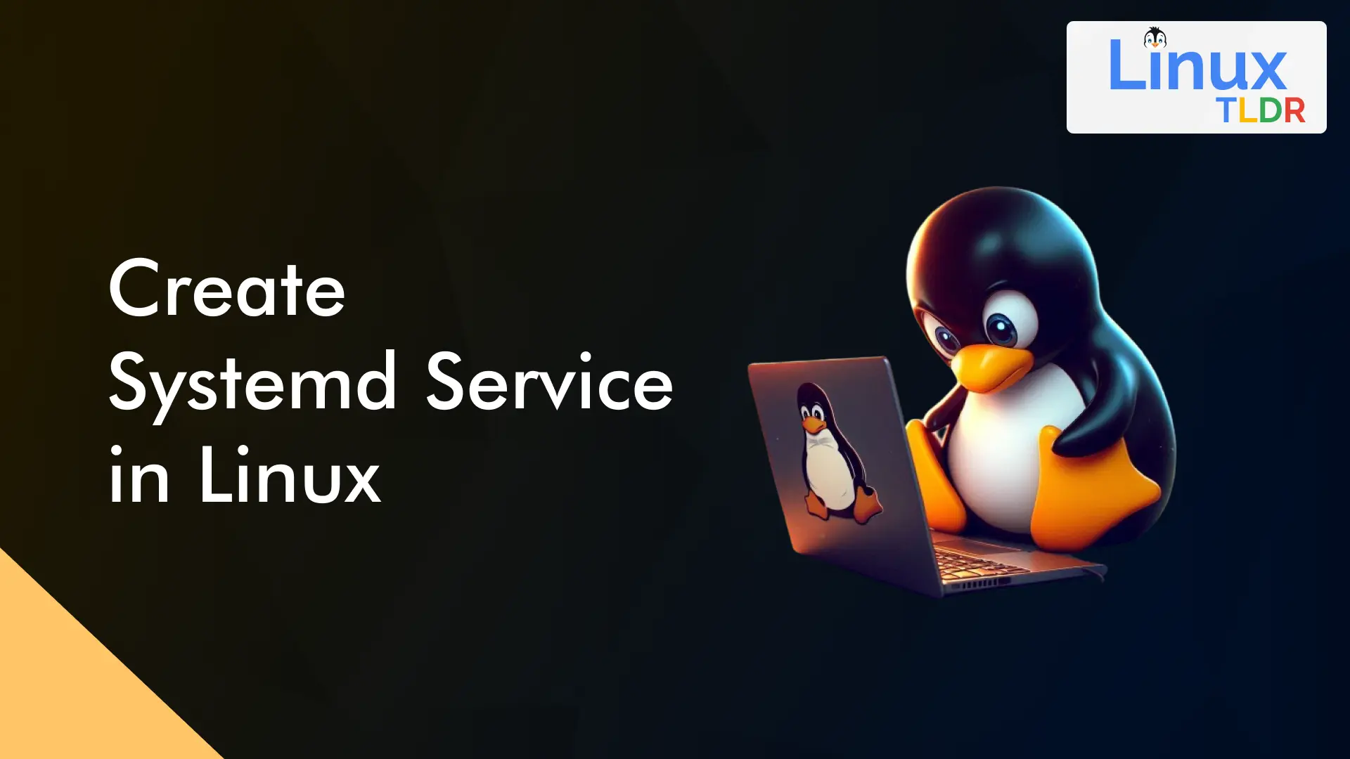 create systemd service in linux