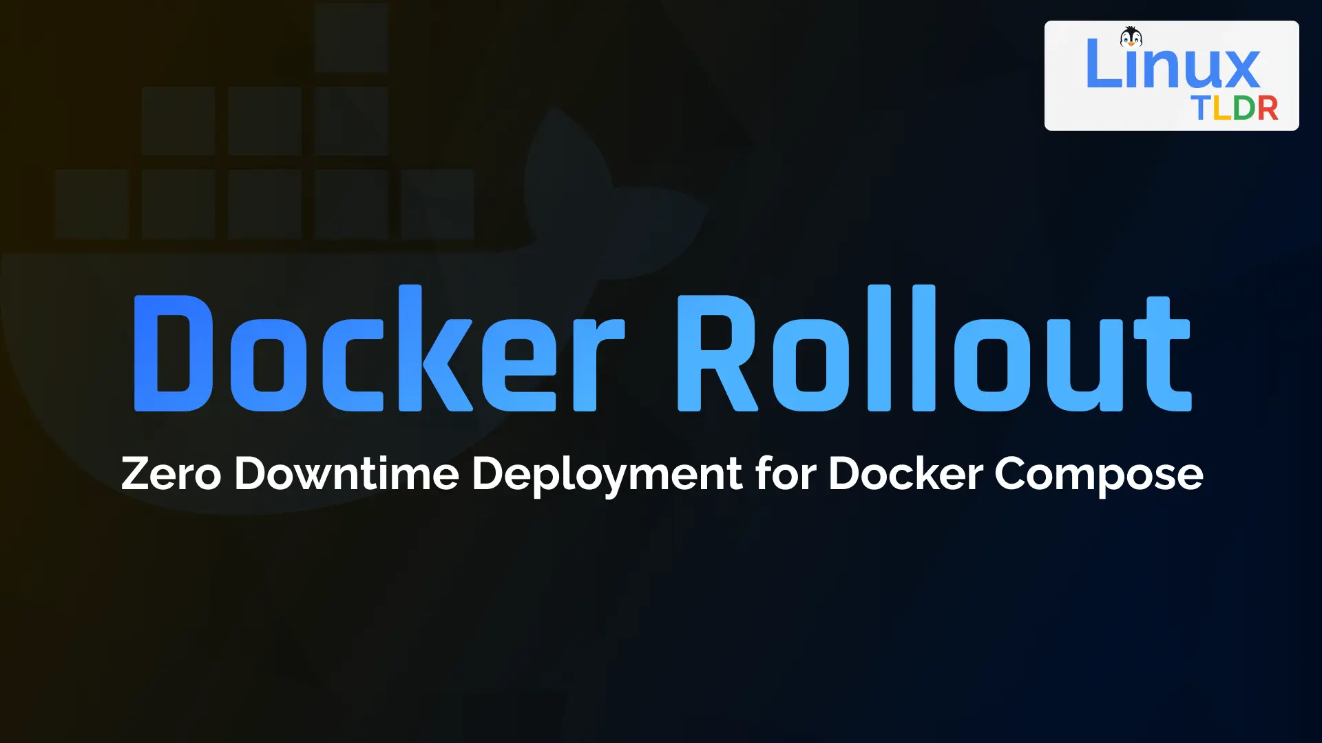 docker rollout