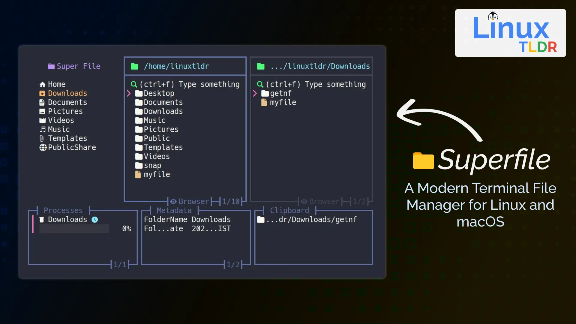 superfile linux