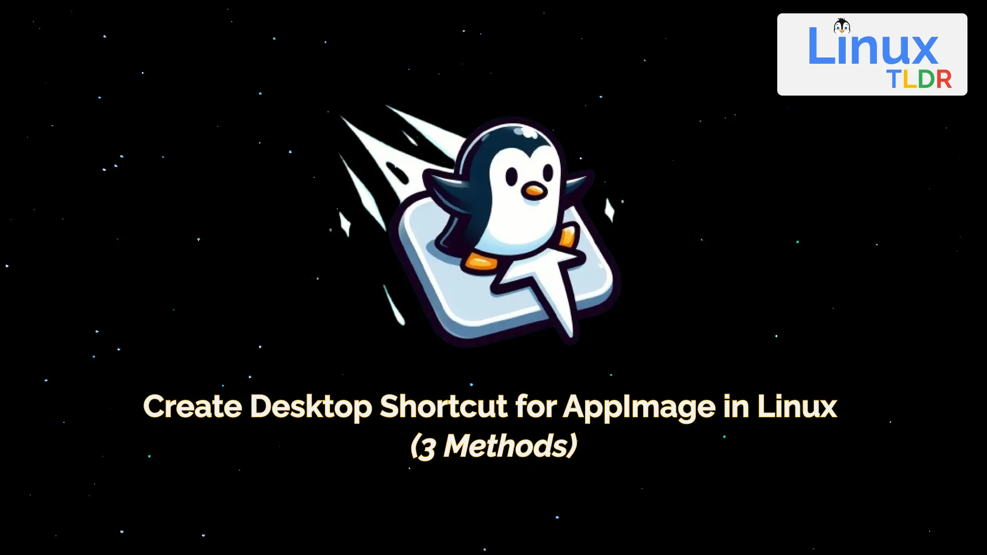 create desktop shortcut in linux