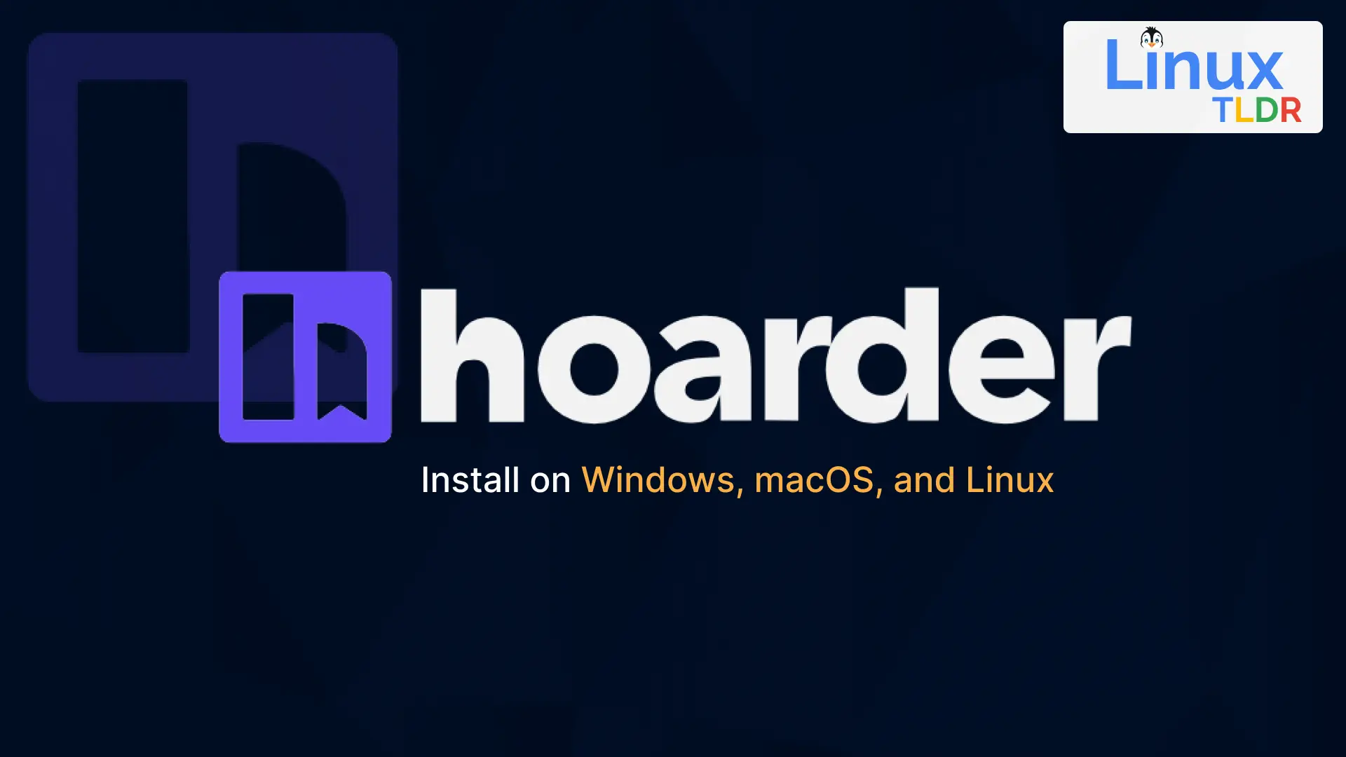install hoarder on pc